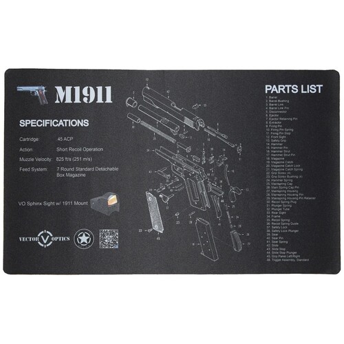 Vector Optics 1911 Bench Mat